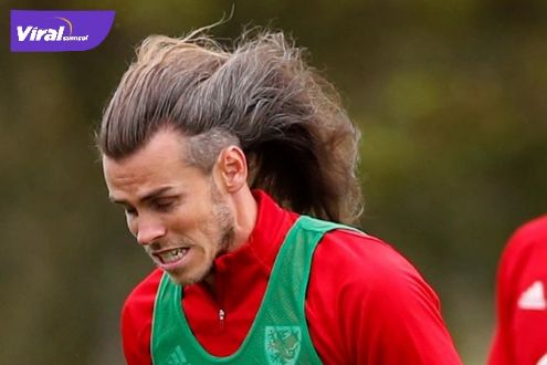 Bintang Wales Gareth Bale berlatih jelang hadapi Austria di semi-final play-off Piala Dunia 2022. Foto : net