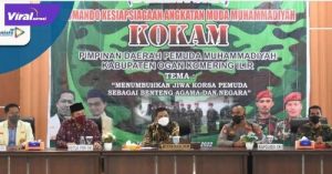 iAsisten Bidang Pemerintah dan Kesejahteraan Rakyat Pemkab OKU, Drs. H. Antonius Leonardo, M.Si pimpin rapat persiapan pelatihan dan latihan dasar KOKAM di ruang Rapat Bende Seguguk II, Jumat (25/3/2021). Foto : viralsumsel.com/fia