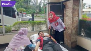 PI”One Chapter Prabumulih gelar donor darah merayakan anniversary ke- 4th, Minggu (27/3/2022). Foto : jmsi