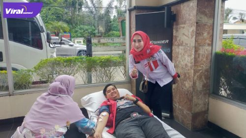 PI”One Chapter Prabumulih gelar donor darah merayakan anniversary ke- 4th, Minggu (27/3/2022). Foto : jmsi