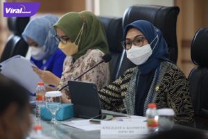 Amaliah Sobli S.Kg, MBA Anggota DPD RI Dapil Sumsel saat kunker di Medan, Rabu (30/3/2022). Foto : ig