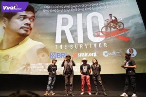 Gala Premiere film Rio The Survivor di Epicentrum XXI, Jakarta, Sabtu (26/3/2022). Foto : ist
