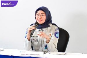 Dewi Aryani Direktur Operasional PT Jasa Raharja saat berikan pelatihan di Mataram beberapa waktu lalu. Foto : Viralsumsel/Nto