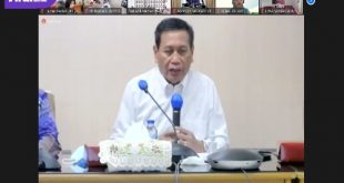 Kegiatan ini diikuti oleh jajaran Unit Pusat, Kantor Wilayah, dan Unit Pelaksana Teknis di seluruh Indonesia melalui virtual zoom meeting. Foto : Viralsumsel/Nto
