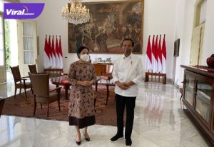 Presiden Joko Widodo bersama Ketua DPR RI Puan Maharani. Foto : ist