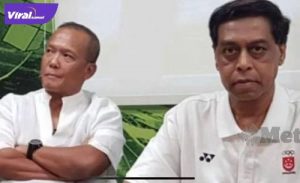 Presiden Astaf, Abdul Halim Kader (kanan) bersama Mohd Nasri. Foto : ist