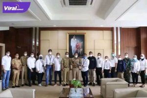 Pertamina Hulu Rokan Zona 4 (PHRZ 4) Melakukan Audiensi Dengan Walikota Prabumulih Ir.Ridho Yahya MM di ruang Kerjanya, kemarin (4/4/2022). Foto : viralsumsel.com/mal