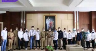Pertamina Hulu Rokan Zona 4 (PHRZ 4) Melakukan Audiensi Dengan Walikota Prabumulih Ir.Ridho Yahya MM di ruang Kerjanya, kemarin (4/4/2022). Foto : viralsumsel.com/mal