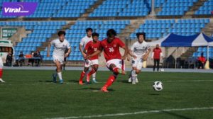 Pertandingan Timnas Indonesia U-19 saat uji coba hadapi Kyungil University di Stadion Auxiliary Mini, Daegu, Korea Selatan (Korsel), Kamis (7/4/2022). Foto : pssi
