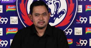 Presiden Klub Arema FC, Gilang Widya Pramana. Foto : ist