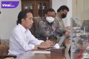 Presiden Jokowi memimpin Ratas Persiapan Pemilu dan Pilkada Serentak Tahun 2024, Minggu (10/04/2022), di Istana Kepresidenan Bogor, Jabar. Foto: Humas Setkab