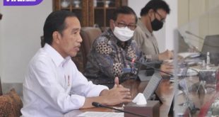 Presiden Jokowi memimpin Ratas Persiapan Pemilu dan Pilkada Serentak Tahun 2024, Minggu (10/04/2022), di Istana Kepresidenan Bogor, Jabar. Foto: Humas Setkab