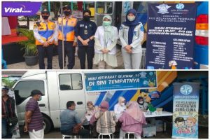 PT Jasa Raharja Cabang Sumsel Berperan Aktif Dalam Mudik Lebaran. Foto : Viralsumsel/Nto