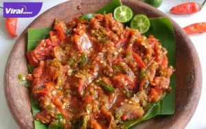 Resel Sambal Terasi. Foto : ist