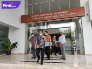 Wakil Bupati Ogan Ilir, H Ardani SH.,MH, menghadiri Rapat Pembahasan Rencana Aksi Pemeriksaan BPK RI Perwakilan Provinsi Sumsel. Senin, (16/5/2022) di Kantor BPK Perwakilan Provinsi Sumsel. Foto : viralsumsel.com/jun