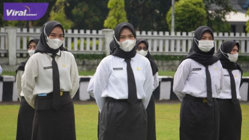 274 orang CPNS formasi tahun 2021 di lingkungan pemerintah Kabupaten OKI dilantik Sekda), H. Husin, S.Pd., MM., M.Pd, Selasa (31/5/2022). Foto : viralsumsel.com/fir