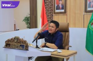 Gubernur Sumsel H Herman Deru menjadi sebagai Narasumber pada acara Sarasehan HUT ke-15 Kabupaten Empat Lawang di Command Center Kantor Gubernur Sumsel, Rabu (11/5/2022). Foto : viralsumsel.com/win