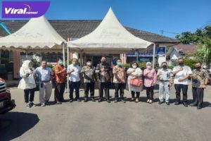 PT Jasa Raharja Cabang Sumsel saat Berkunjung Ke UPTD Samsat Kota Lubuk Linggau. Foto : Viralsumsel/Nto
