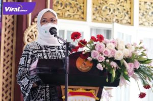 Penasehat Forsikada Sumsel Hj Febrita Lustia HD. Foto : viralsumsel.com/win