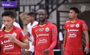 Makan Konate pemain asing Persija Jakarta. Foto : LIB
