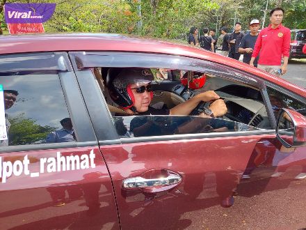 Kepala BINDA Sumsel, Brigjen TNI Armansyah SH memacu andernalin dengan turun di kelas paling bergengsi 9 detik. Foto : viralsumsel.com/ion