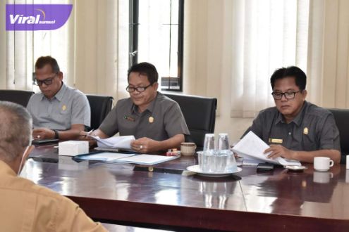 Suasana Rapat Komisi-komisi DPRD Ogan Ilir bersama Mitra Kerja Dalam Rangka Persiapan Pembahasan Laporan Penanggungjawaban Pelaksanaan APBD Tahun 2021, 31 Mei 2022. Foto : viralsumsel.com/jun
