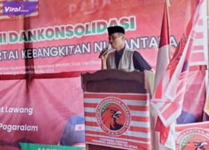 Tokoh Adat Kota Pagaralam H. Malikus Wahri menyampaikan apresiasi dan dukungan kepada PKN. Foto : viralsumsel.com/ion