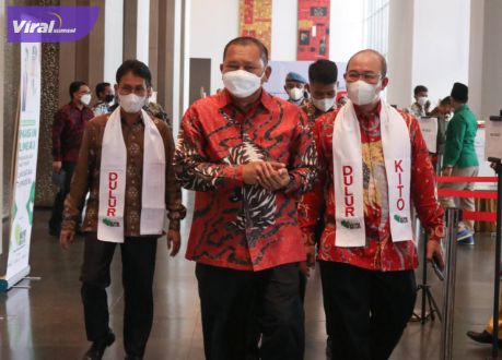 Pj Sekda Muba, Musni Wijaya SSos MSi saat menghadiri Seminar Jilid 3 MASPRO SUMBAGSEL, Minggu (19/6/2022) di Hotel Novotel Palembang. Foto : viralsumsel.com/dev