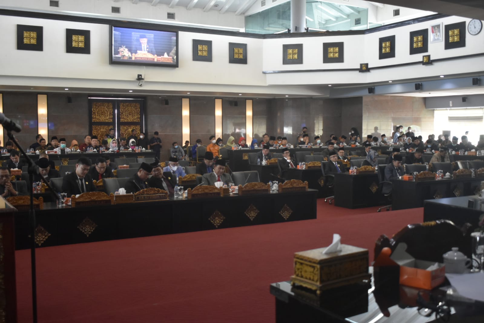 Susana Rapat Paripurna DPRD Kota Palembang 