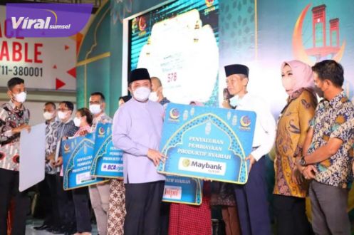 Gubernur Sumsel H Herman Deru membuka SYAFARI 2022 di Palembang Square Mall, Jum'at, (15/7/2022). Foto : viralsumsel.com/win