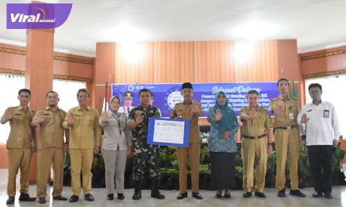 Wakil Bupati Ogan Komering Ilir, H.M.Dja'far Shodiq buka Rembuk Stunting di Kayuagung, OKI, Senin, (25/7/2022). Foto : viralsumsel.com/fir