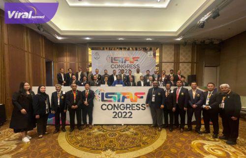 Hendri Zainuddin Exco Istaf saat hadiri Kongres di Hotel Grandmeroz, Bangkok, Thailand, 29 Juli 2022. Foto : viralsumsel.com/ist