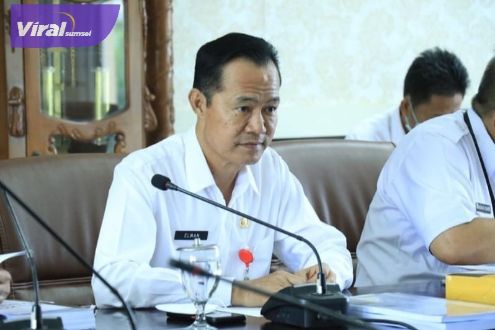 Asisten I Pemkot Prabumulih, Drs Aris Priadi SH MSi pimpin rapat pemekaran kelurahan Rabu (3/8/2022). Foto : viralsumsel.com/mal