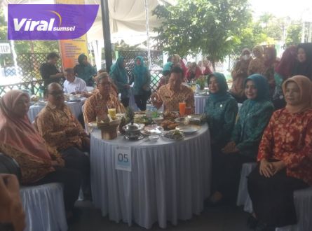 Walikota Prabumulih H Ridho Yahya saat hadiri Lomba Masak olahan ikan yang di gelar Dinas Perikanan kota Prabumulih, Kamis (15/9/2022). Foto : viralsumsel.com/mal