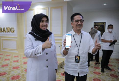 Ratu Dewa Sekda Palembang sosialisasikan Kartu Tanda Penduduk (KTP) Digital pengganti E-KTP kepada Organisasi Perangkat Daerah (OPD) di Ruang Rapat Parameswara, Rabu 21 September 2022. Foto : viralsumsel.com/nto