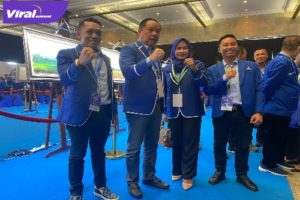 Darul Qutni SE Bersama Cik Ujang Ketua DPD Partai Demokrat Sumsel. Foto : Viralsumsel