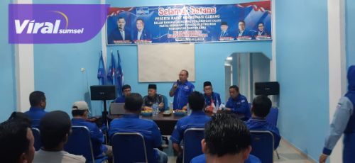 Suasana launching pendaftaran bacaleg DPC Partai Demokrat Kabupaten Muratara, Sabtu (15/10/2022). Foto : ist