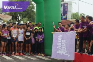 Strat peserta Muba Fun Run 2022. Foto : viralsumsel.com/dev