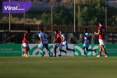 Pertandingan Tim U-20 Indonesia bermain imbang 0-0 melawan Malaga U-19 pada laga uji coba di Marbella Football Center Malaga, Spanyol, Rabu (23/11/2022). Foto : pssi