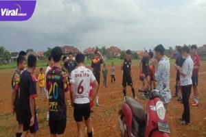 Tim PORKAB Kecamatan Rambutan U20 Saat Lakukan Training Center (TC) di Desa Sako. Foto : Viralsumsel/Nto
