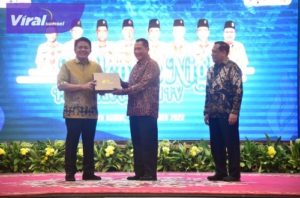 Gubernur Sumsel Herman Deru, ketika menggelar welcome dinner bersama kontingen PERTIKARANAN di Griya Agung Palembang, Minggu (13/11/2022) malam. foto : viralsumsel.com/win
