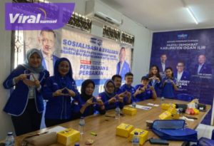 Tim Bappilu DPD Partai Demokrat Sumsel saat kunjungan ke DPC Partai Demokrat Ogan Ilir. Foto : viralsumsel.com/ion