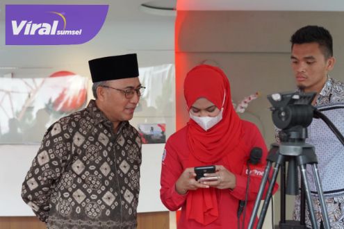 Pj Bupati Muba, Apriyadi saat diundang ke Kantor Kantor PT. Lativi Media Karya TV One, Jakarta Timur, Jumat (25/11/2022). Foto : viralsumsel.com/dev