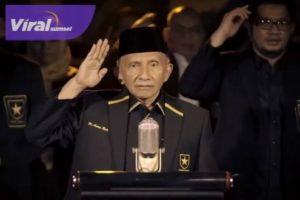 Ketua Majelis Syuro Partai Ummat Amien Rais. Foto : net