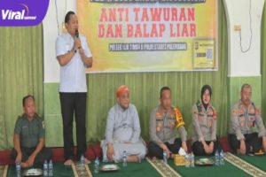 Camat Ilir Timur Dua Septa Marus Eka Putra SH MH Saat Sambutan Didepan Kapolresta Palembang Kombes Pol Ngajib Dan Tokoh Masyarakat Alami Ulama Setempat. Foto : Viralsumsel