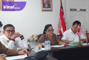 HJ Lucianty Ketua Pimda PKN Sumsel didampingi Sekretaris Syaiful Islam dan Ketua Bapilu Pimda PKN Sumsel H M Albahori. Foto : viralsumsel.com/ion