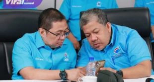 Ketua Umum Partai Gelora Anis Matta dan Wakil Ketua Umum Fahri Hamzah. Foto : ist