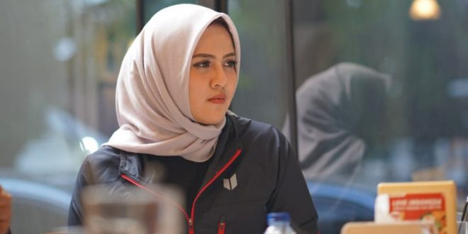 Nirmala Dewi calon Angota Exco PSSI. Foto : viralsumsel.com/ion
