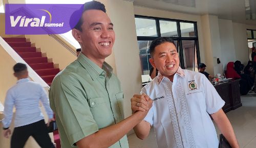H Muchendi Ishak Mekki bersama Mgs Syaiful Fadli . Foto : viralsumsel.com/ion