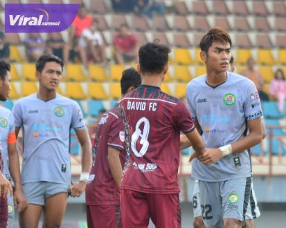 Pertandingan PS Palembang vs David FC pada laga keermpat babak 6 besar Liga 3 Zona Sumsel 2022/2023. Foto : viralsumsel.com/brim